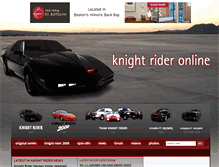 Tablet Screenshot of knightrideronline.com